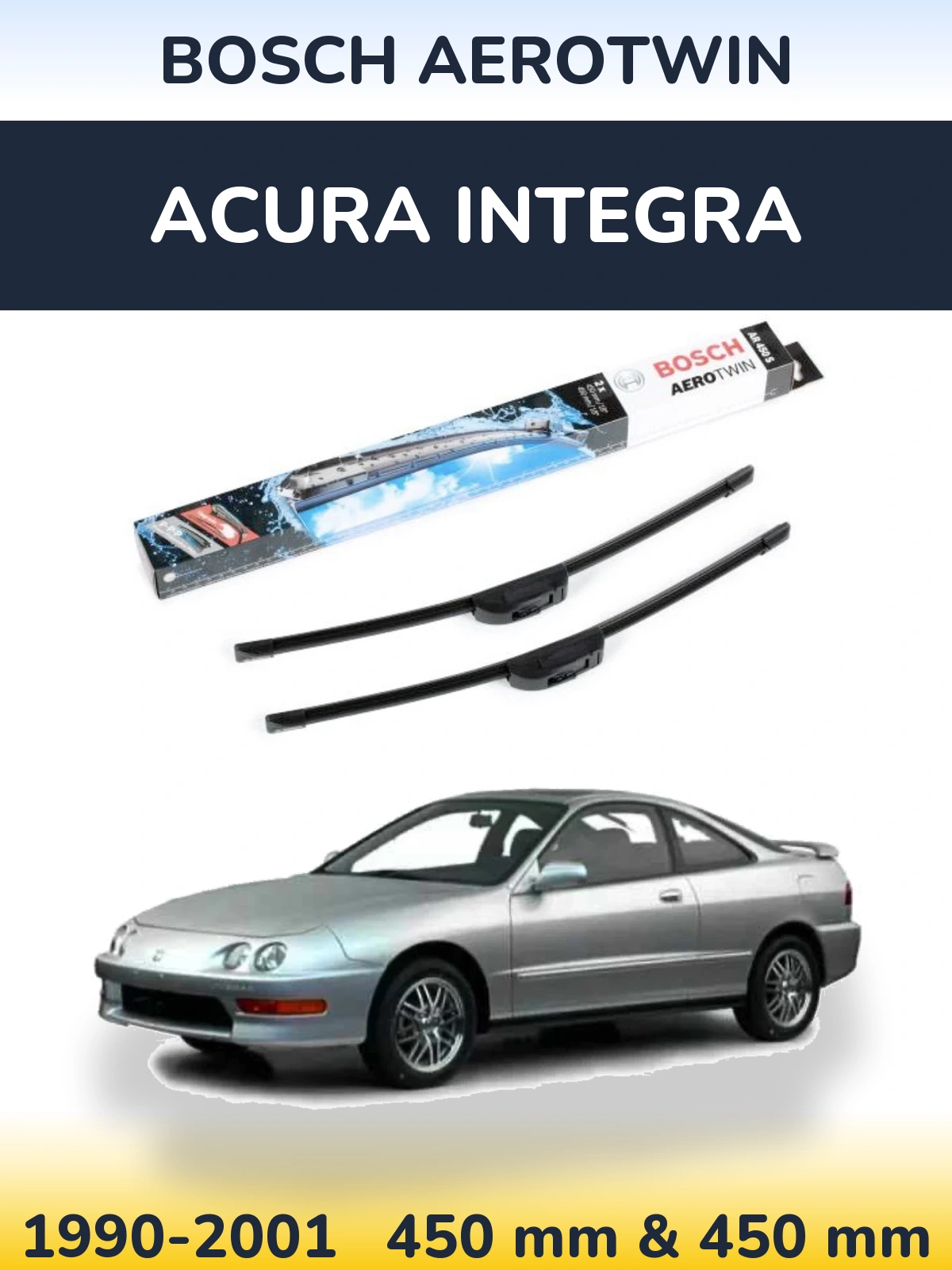 Torkarblad BOSCH AeroTwin för Acura Integra