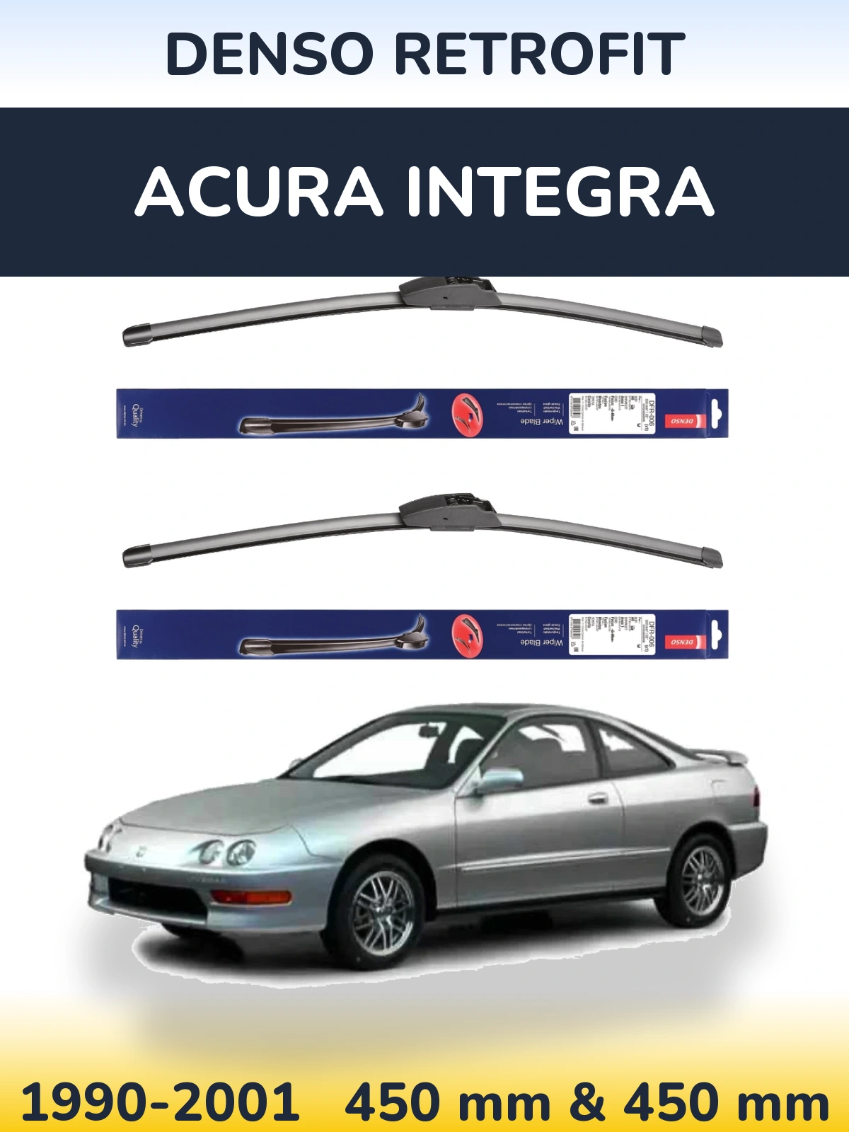 Torkarblad Denso Retrofit för Acura Integra
