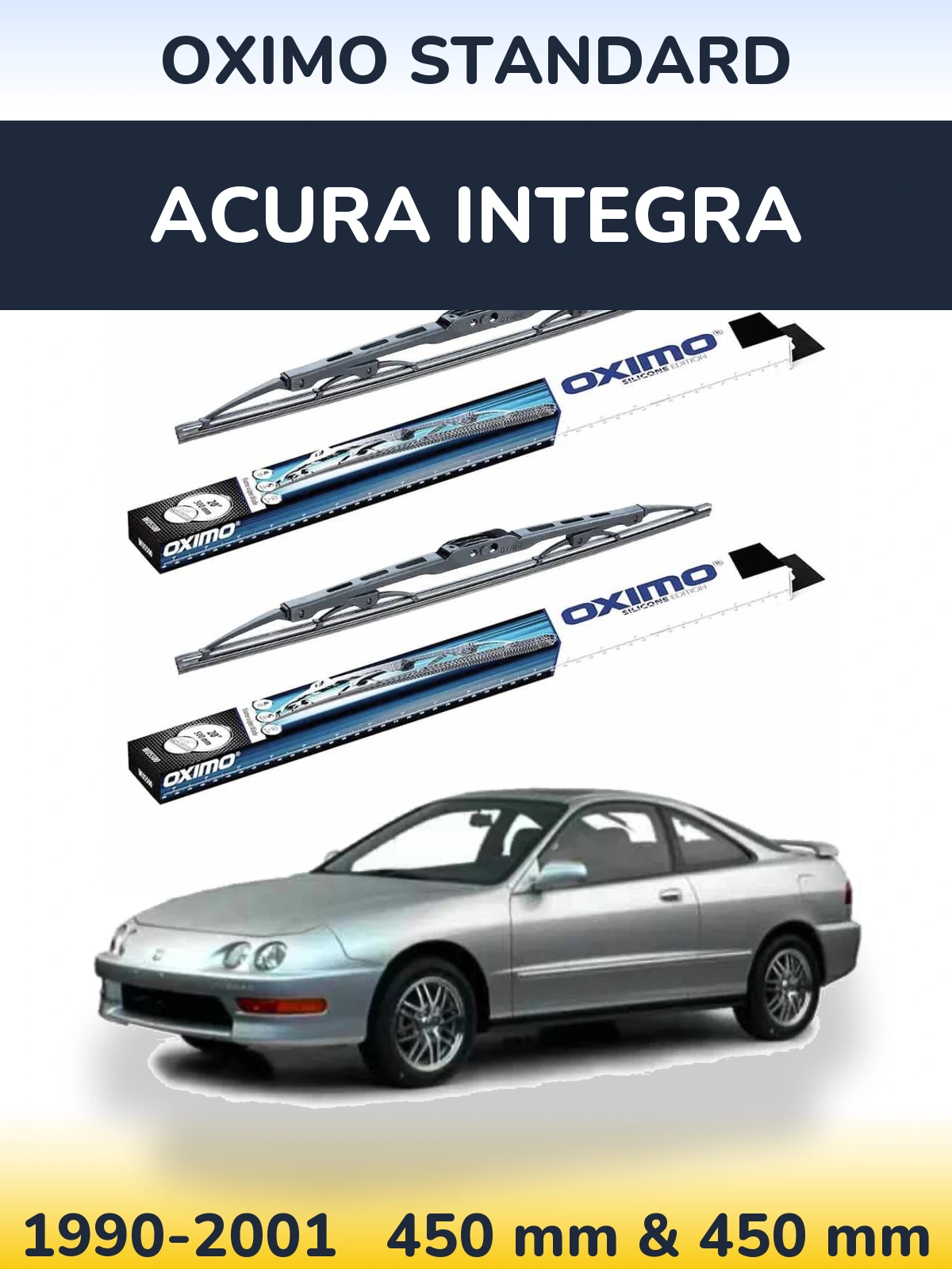 Torkarblad Oximo Standard för Acura Integra