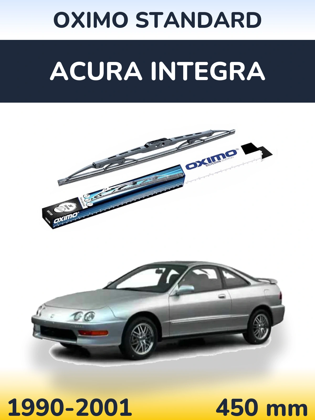 Torkarblad Oximo Standard för Acura Integra