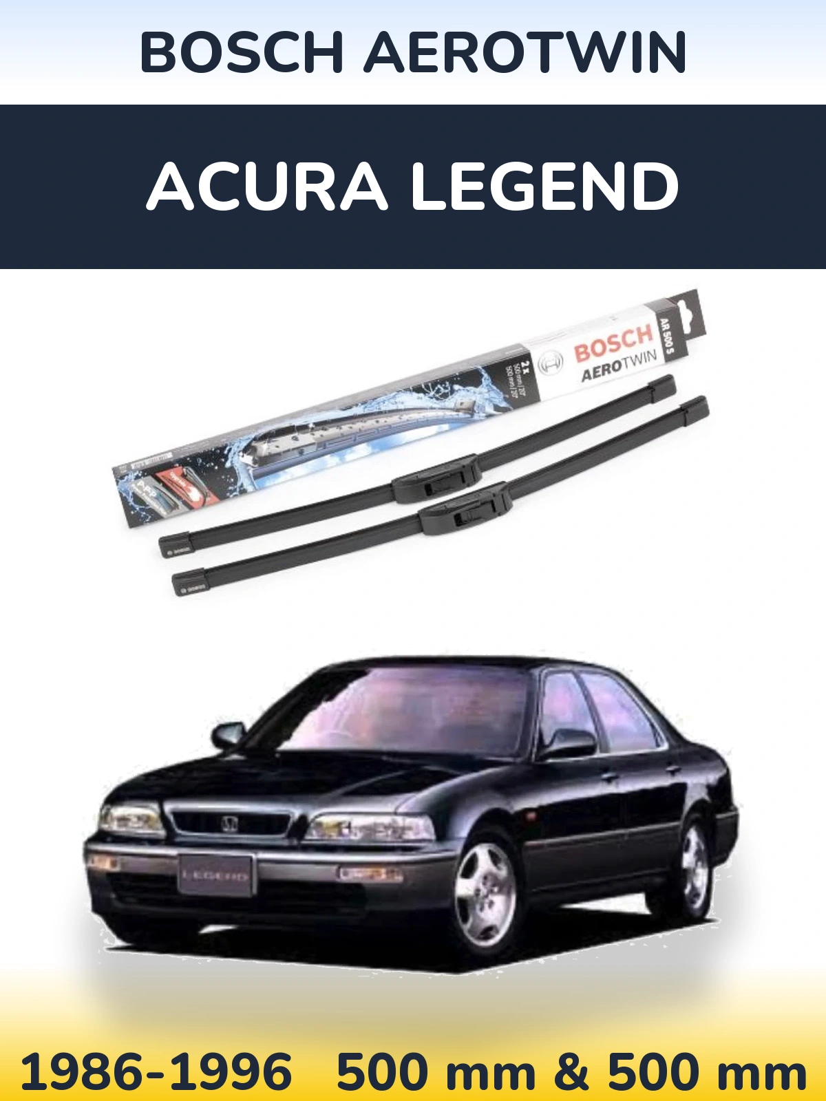 Torkarblad BOSCH AeroTwin för Acura Legend