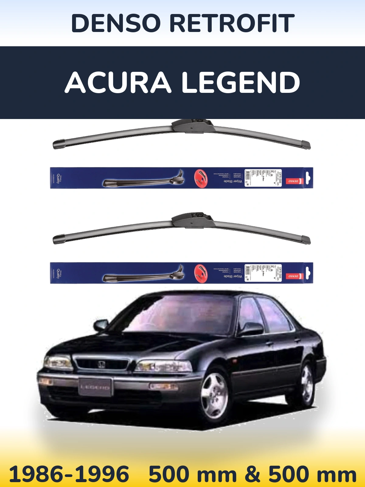 Torkarblad Denso Retrofit för Acura Legend
