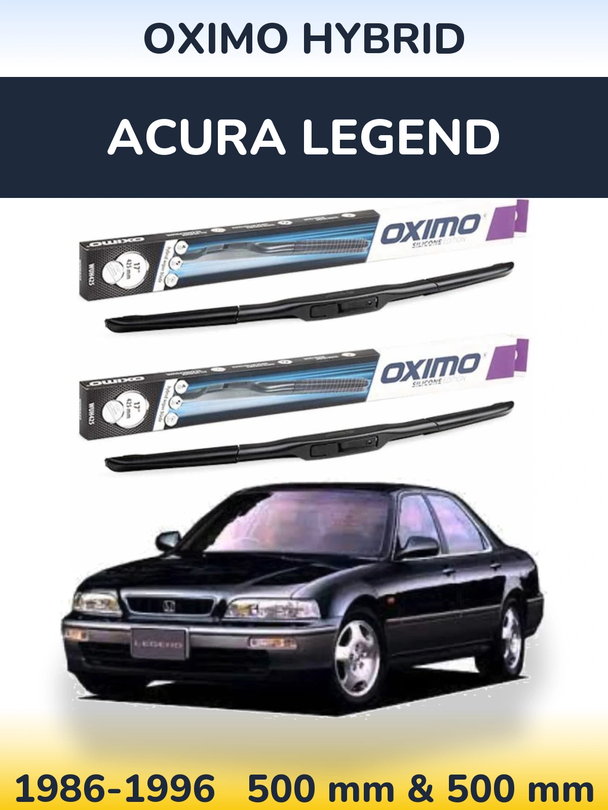 Torkarblad Oximo Hybrid för Acura Legend