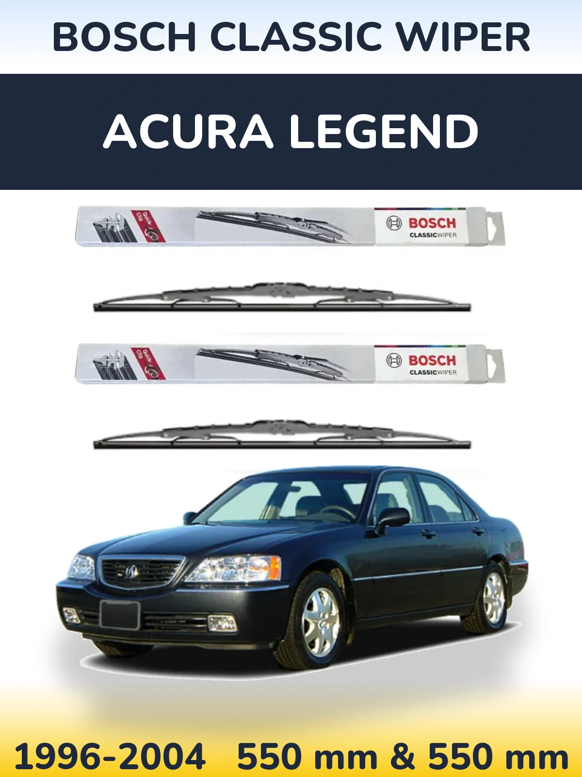 Torkarblad BOSCH Classic Wiper för Acura Legend