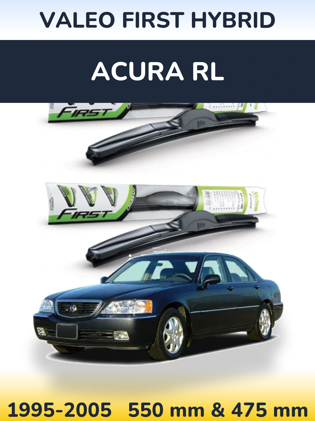 Torkarblad Valeo First Hybrid för Acura RL