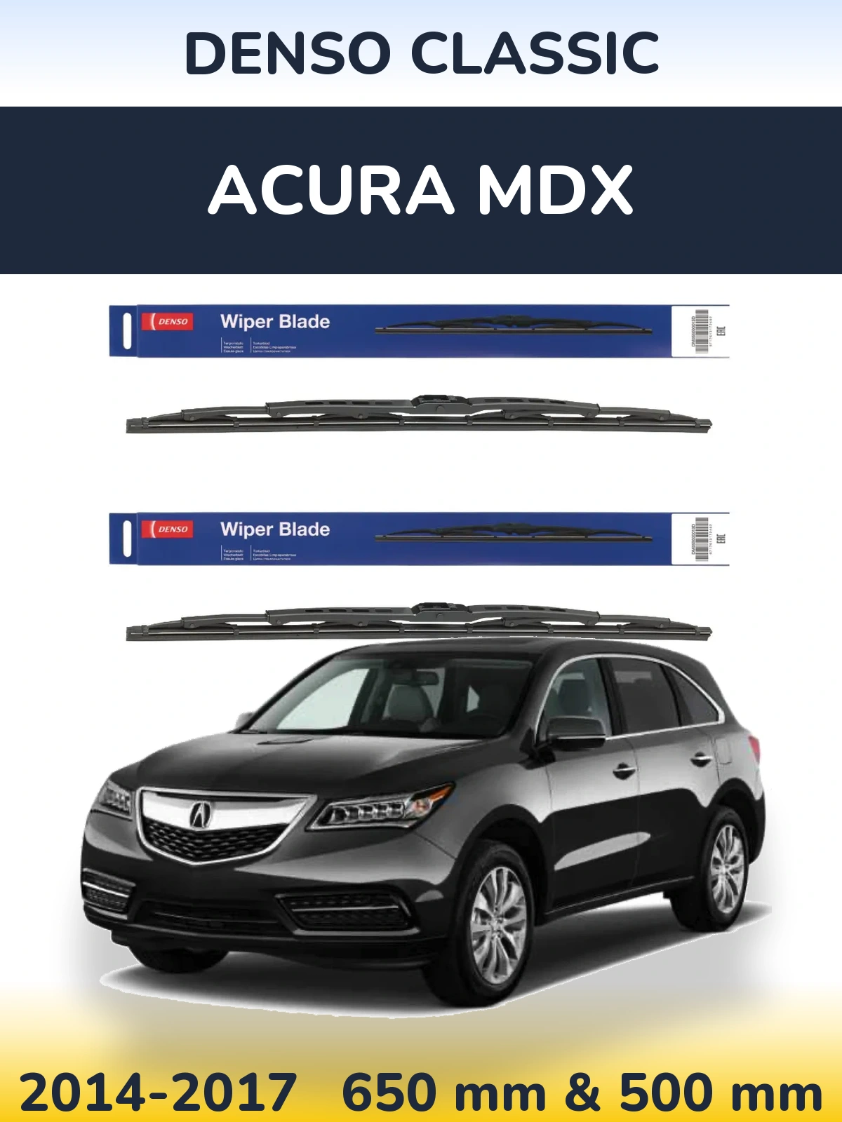 Torkarblad Denso Classic för Acura MDX