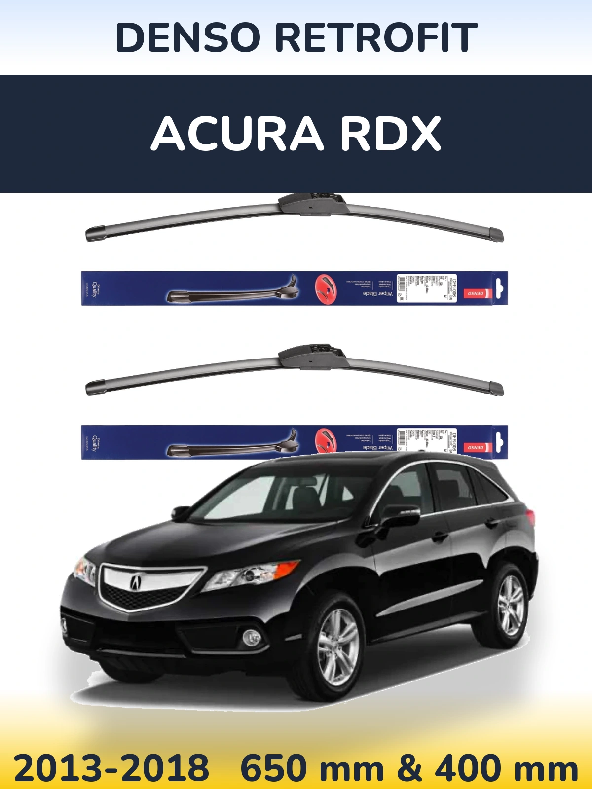 Torkarblad Denso Retrofit för Acura RDX