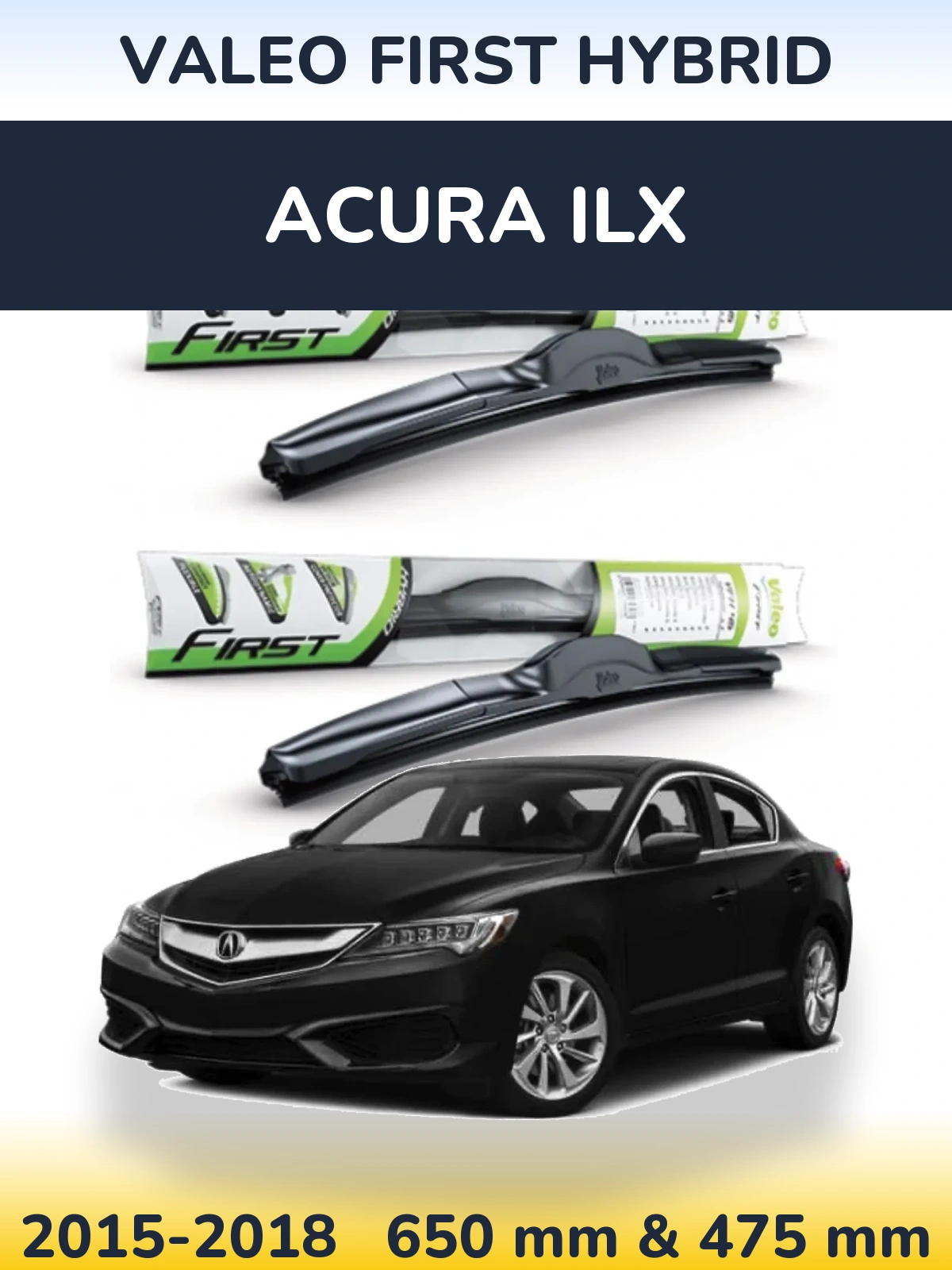 Torkarblad Valeo First Hybrid för Acura ILX