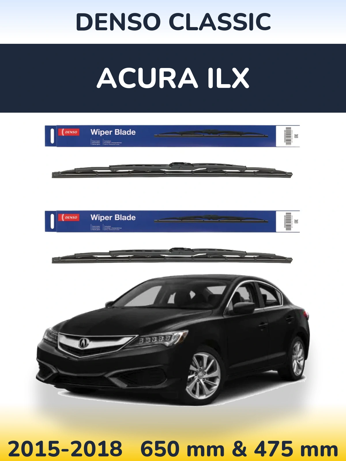 Torkarblad Denso Classic för Acura ILX