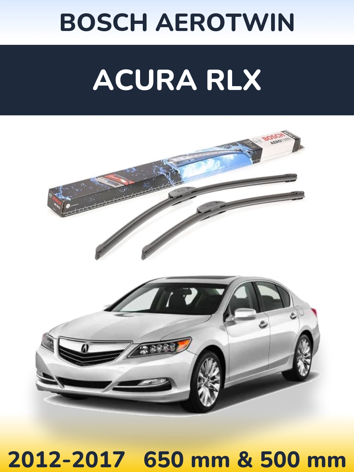 Torkarblad BOSCH AeroTwin för Acura RLX