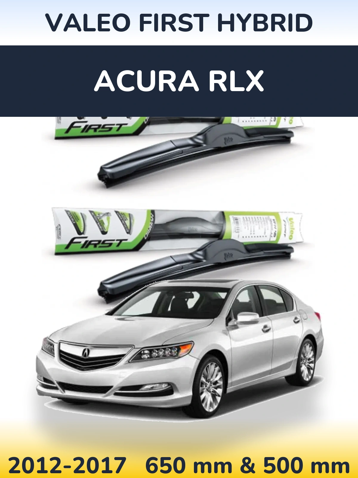 Torkarblad Valeo First Hybrid för Acura RLX