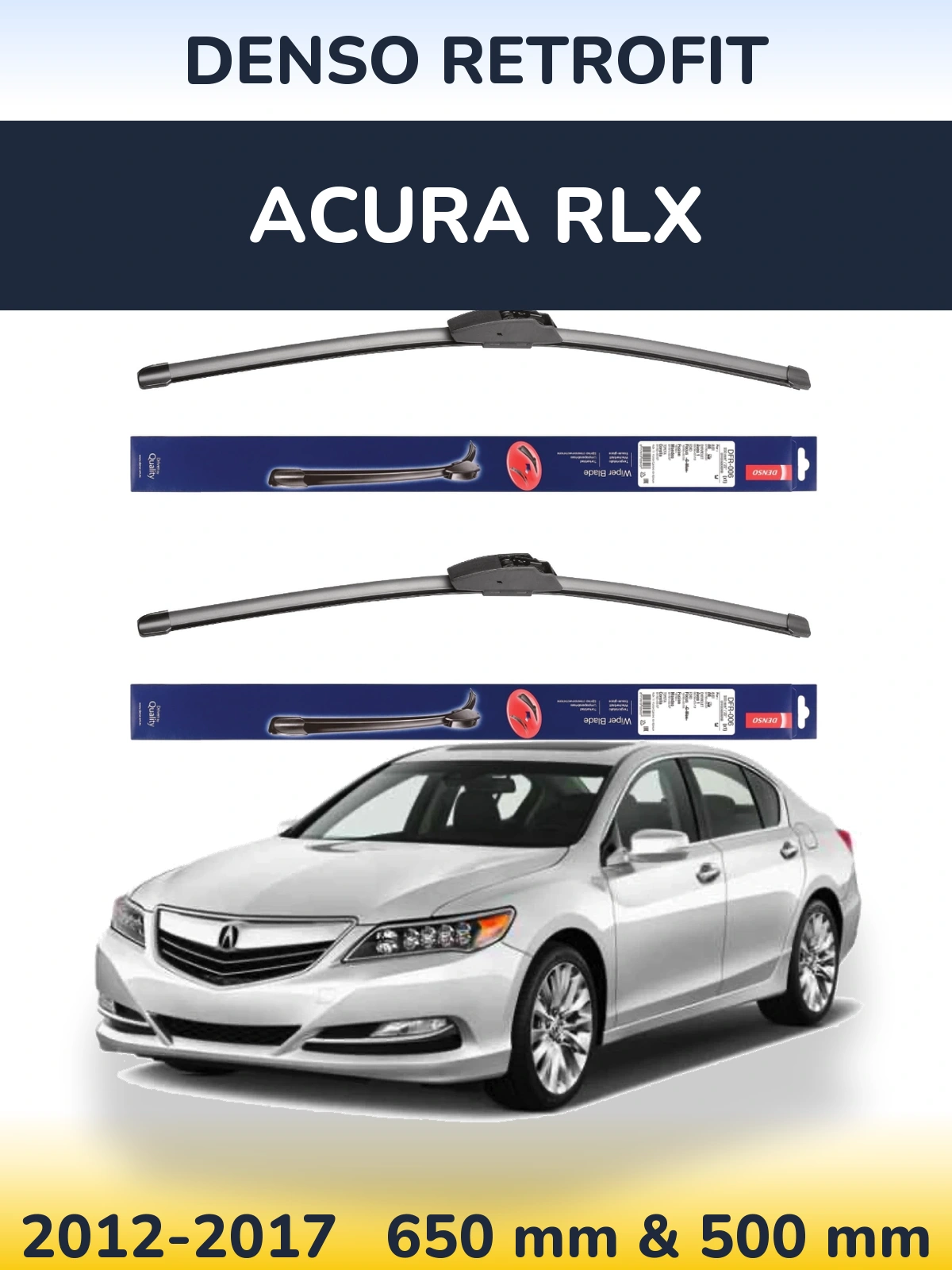 Torkarblad Denso Retrofit för Acura RLX