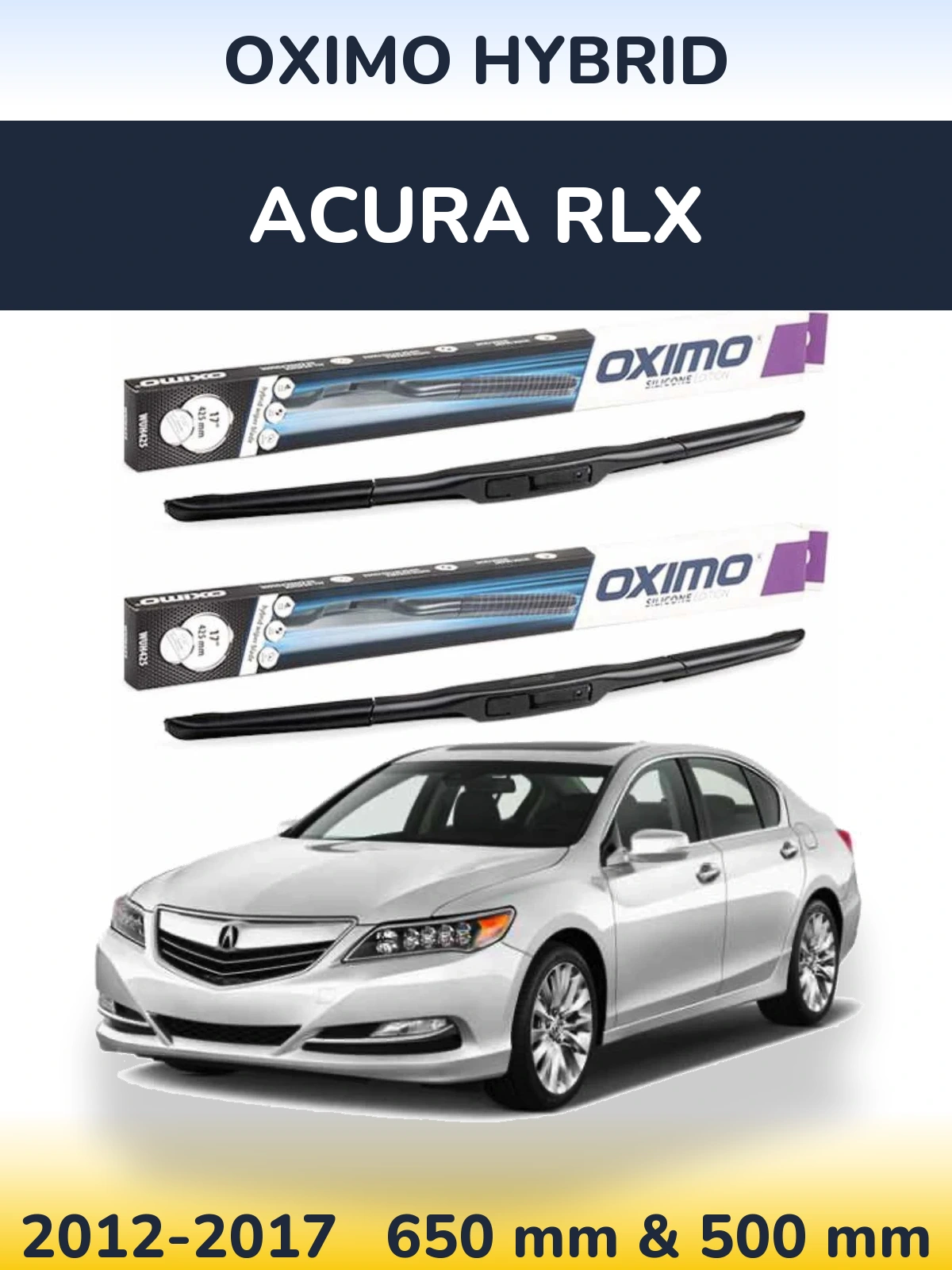 Torkarblad Oximo Hybrid för Acura RLX