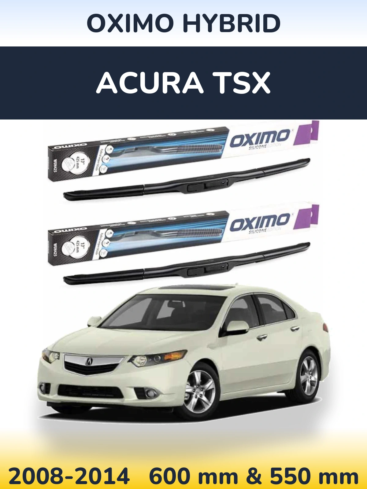 Torkarblad Oximo Hybrid för Acura TSX