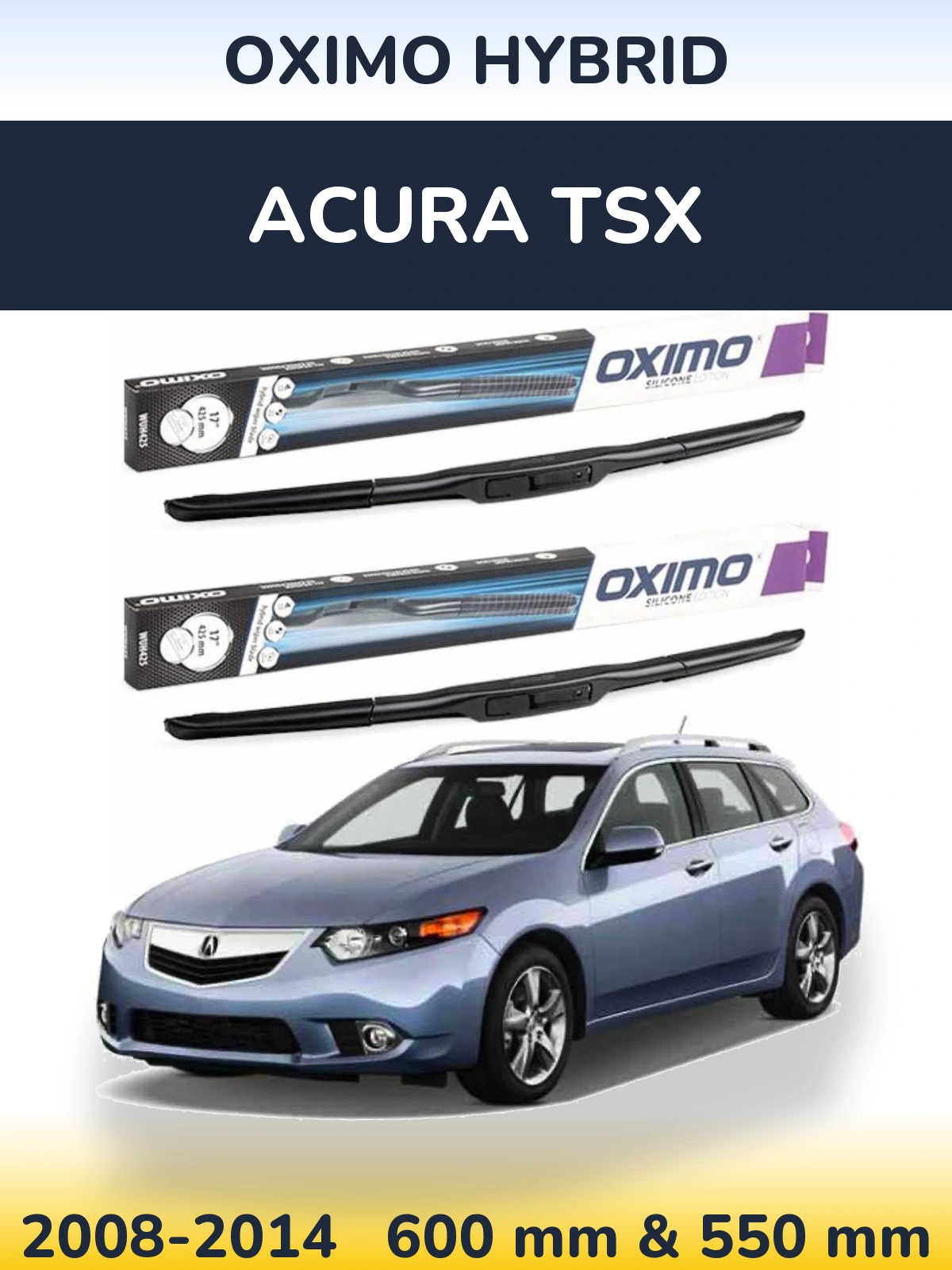 Torkarblad Oximo Hybrid för Acura TSX