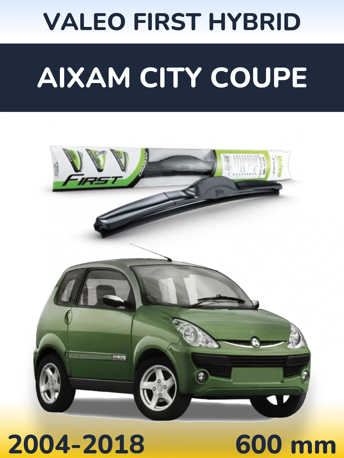 Torkarblad Valeo First Hybrid för Aixam City Coupe
