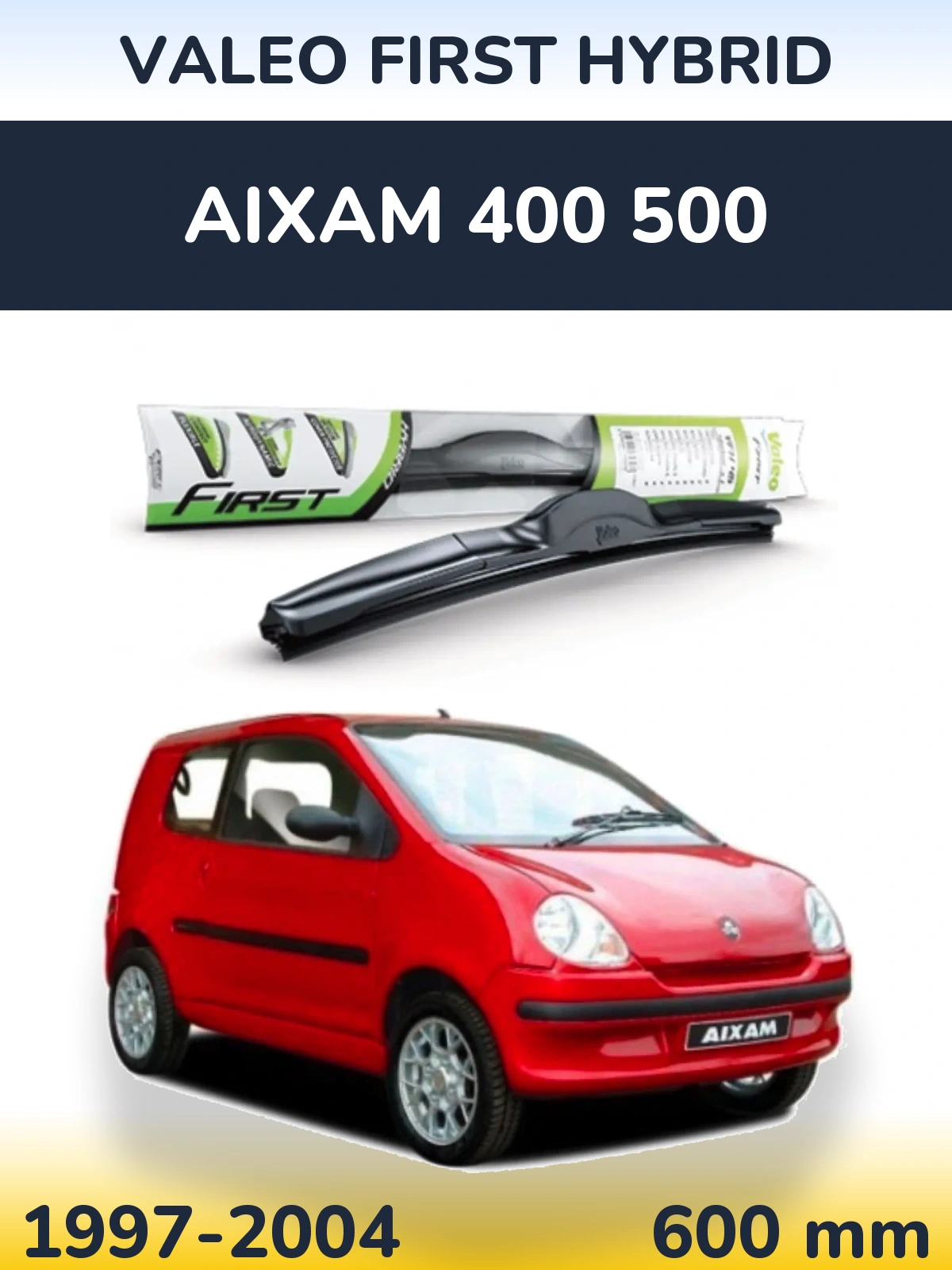 Torkarblad Valeo First Hybrid för Aixam 400 500