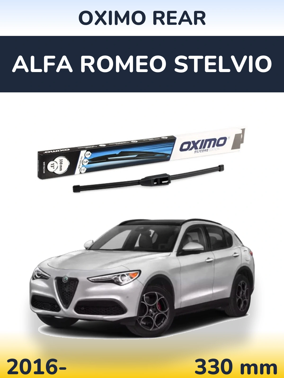 Torkarblad Oximo Rear för Alfa Romeo Stelvio