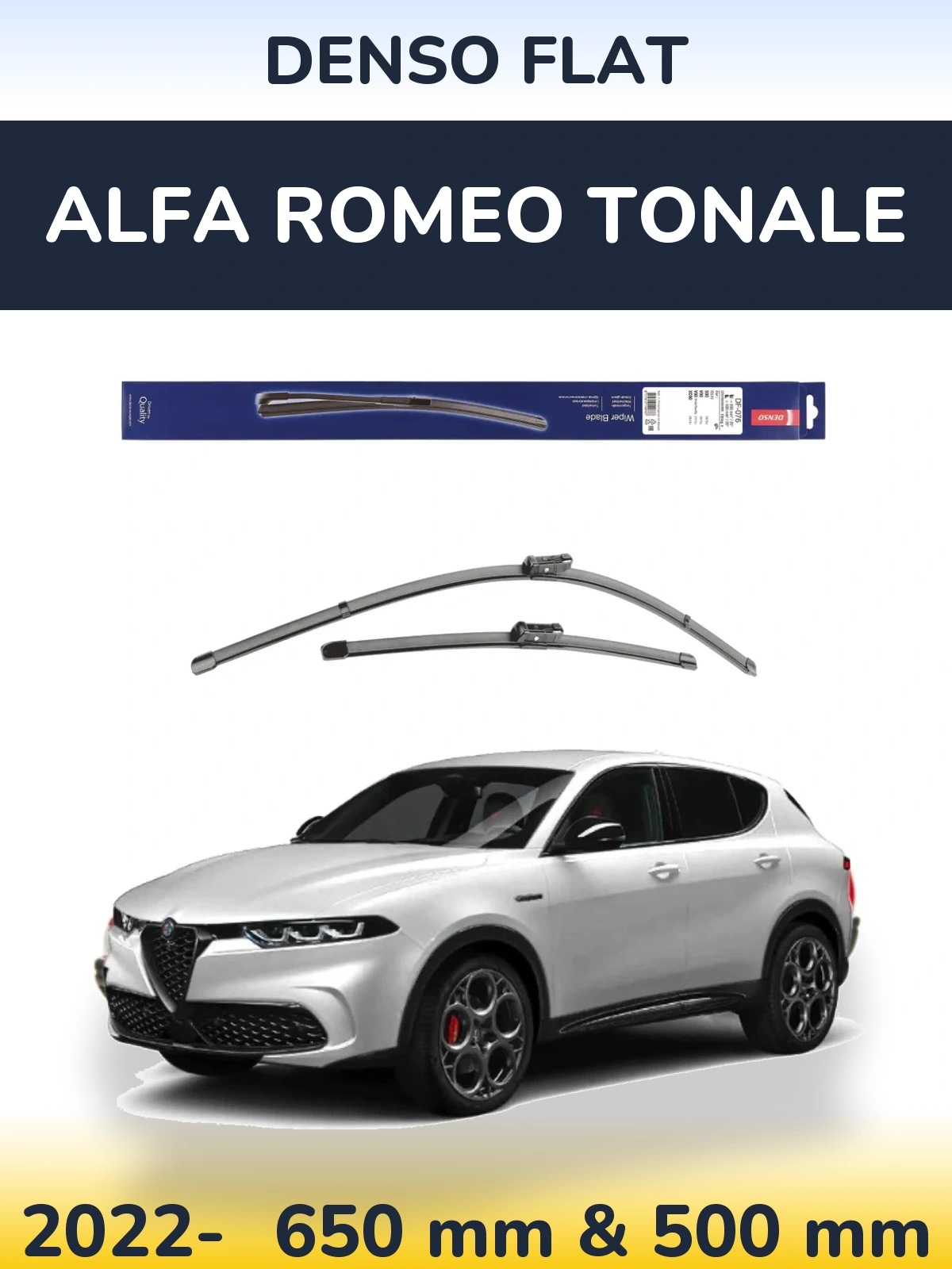 Torkarblad Denso Flat för Alfa Romeo Tonale