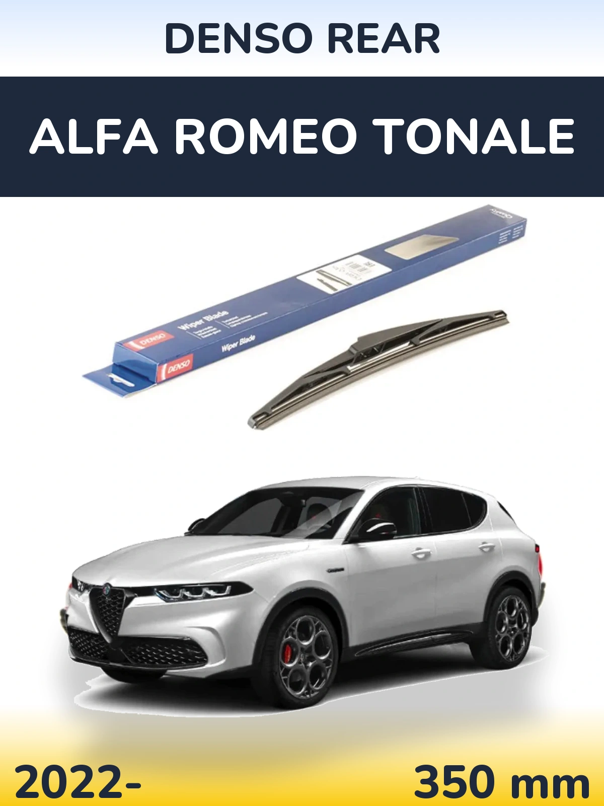 Torkarblad Denso Rear för Alfa Romeo Tonale