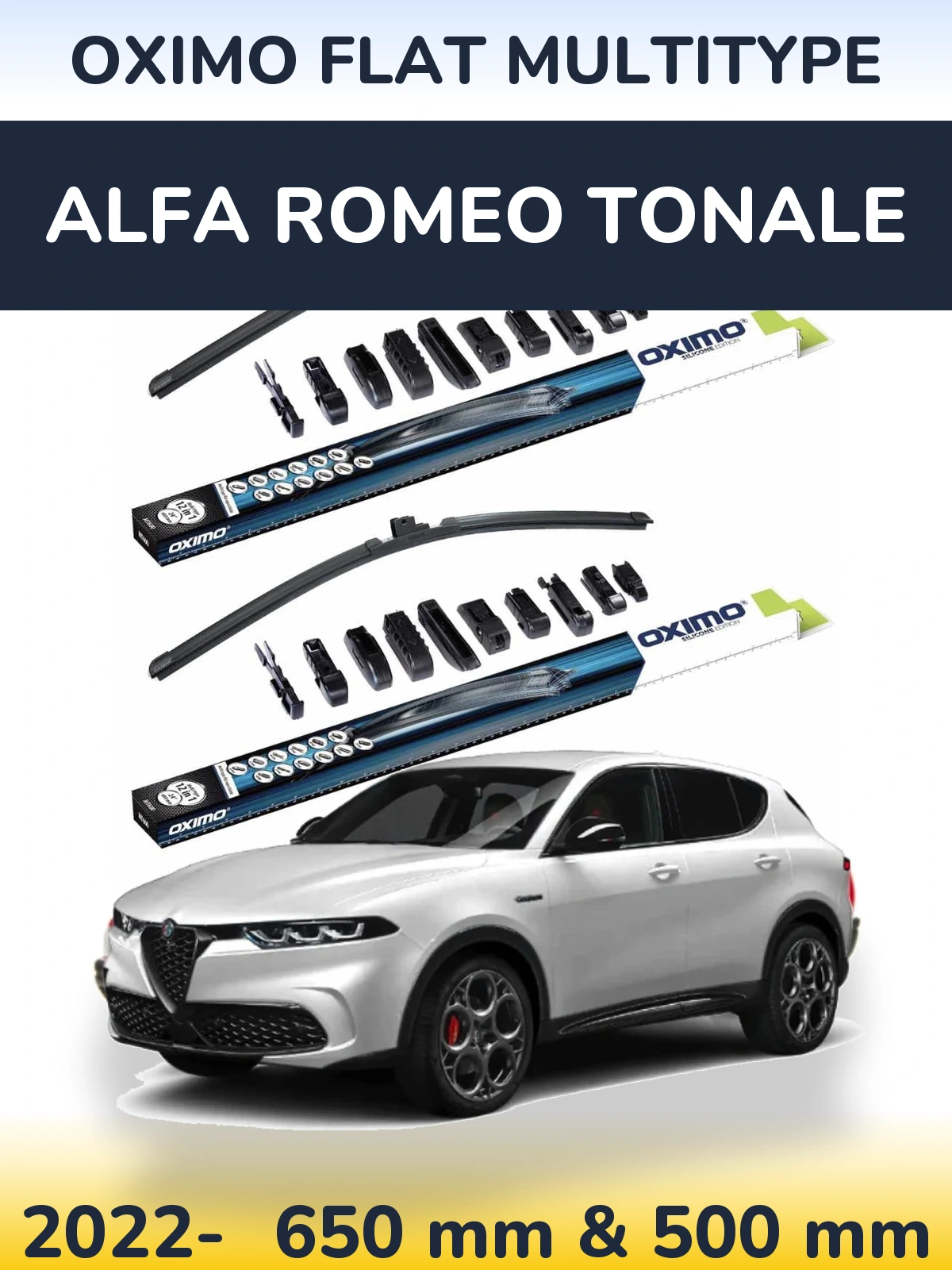 Torkarblad Oximo Flat MultiType för Alfa Romeo Tonale