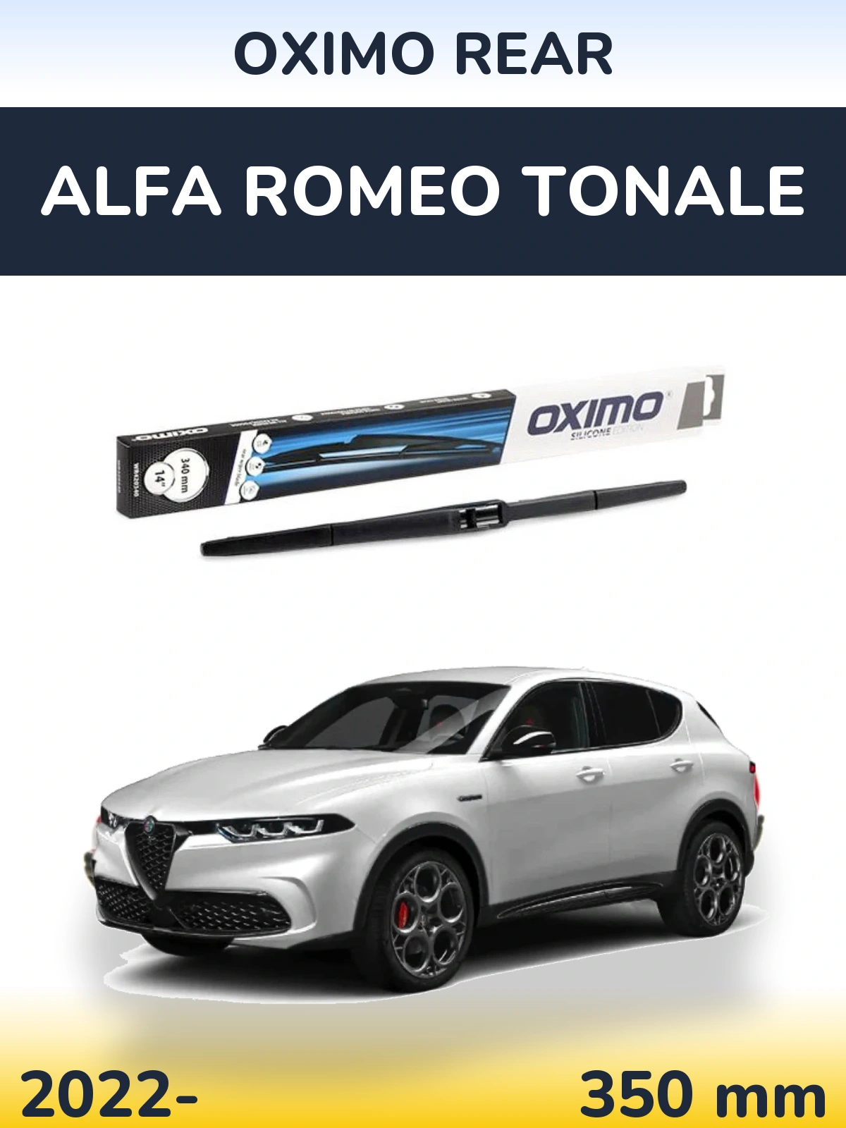 Torkarblad Oximo Rear för Alfa Romeo Tonale