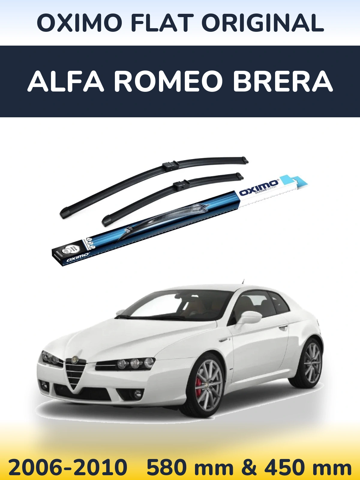 Torkarblad Oximo Flat Original för Alfa Romeo Brera