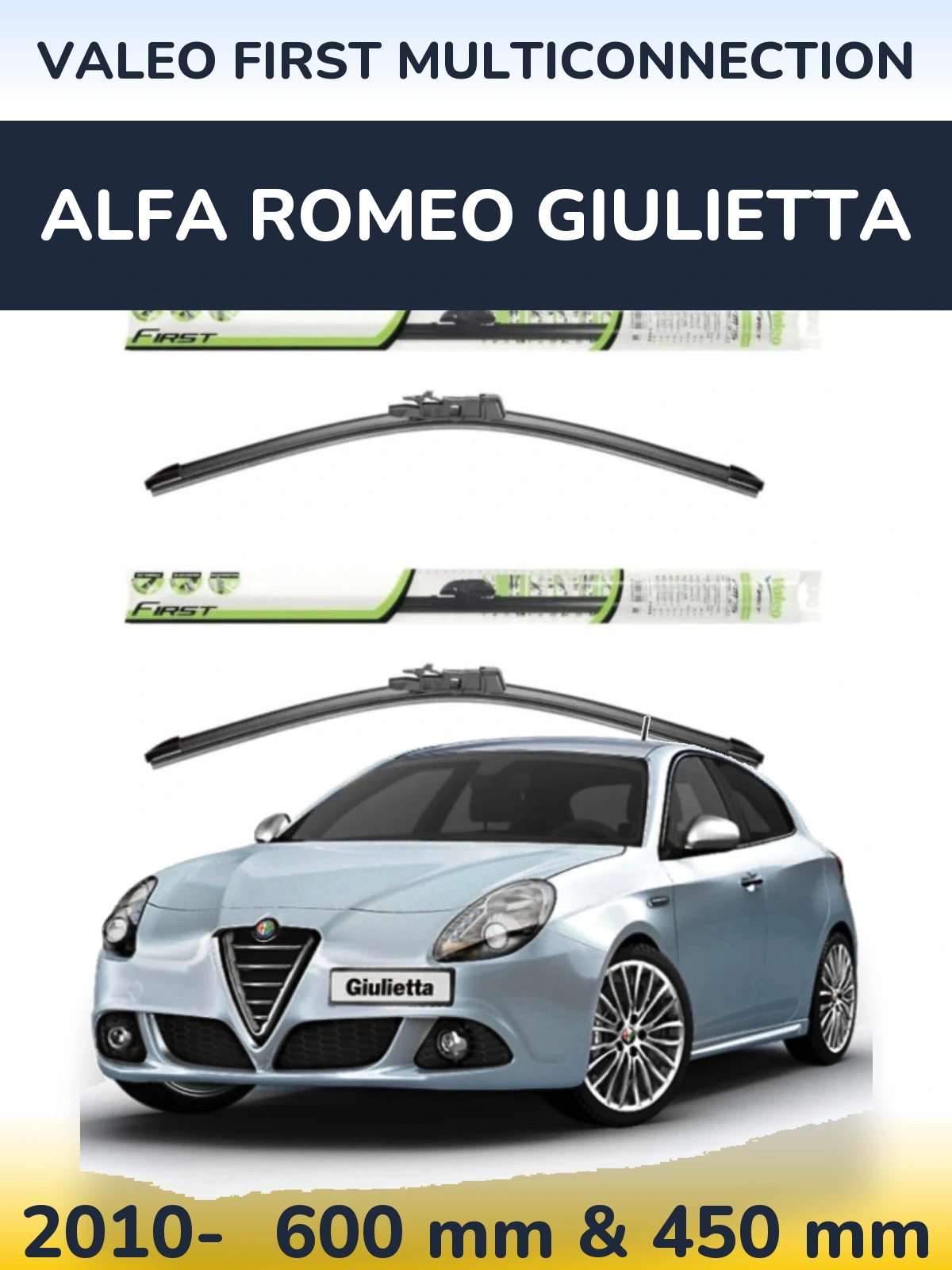 Torkarblad Valeo First MultiConnection för Alfa Romeo Giulietta