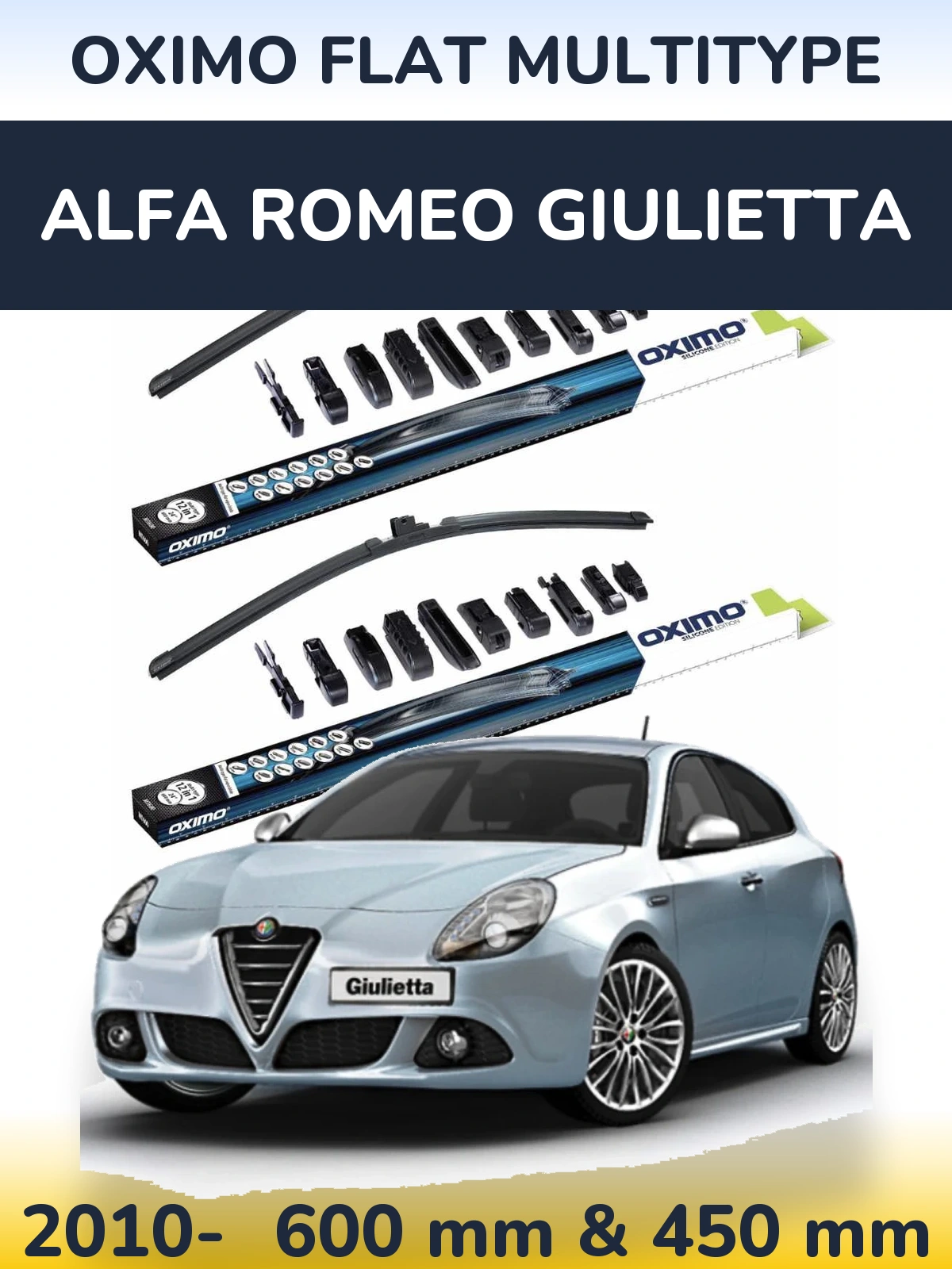 Torkarblad Oximo Flat MultiType för Alfa Romeo Giulietta