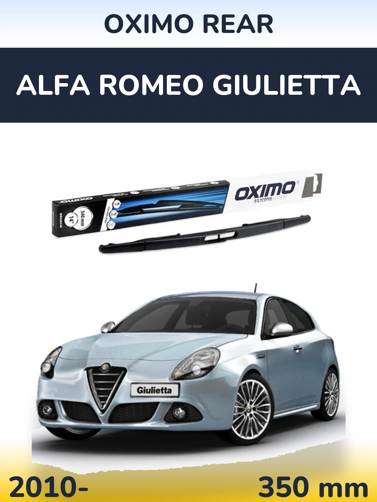 Torkarblad Oximo Rear för Alfa Romeo Giulietta