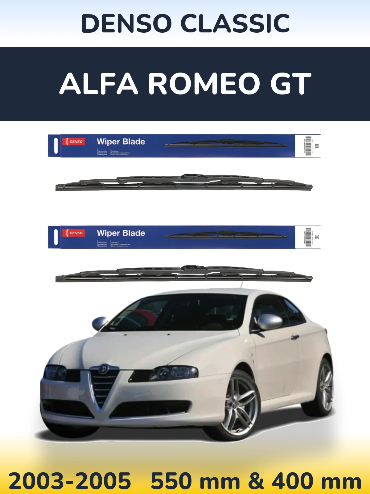 Torkarblad Denso Classic för Alfa Romeo GT