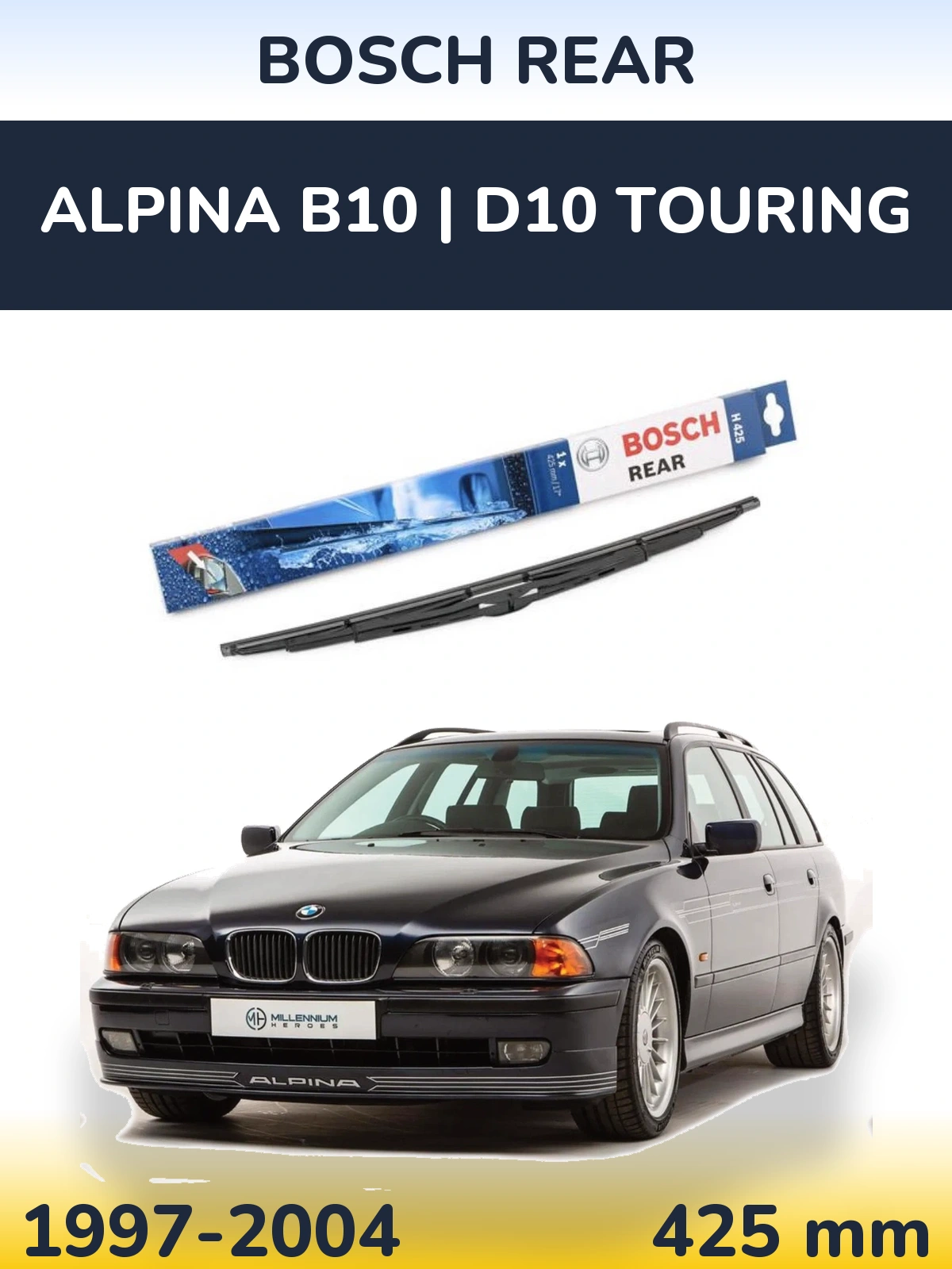 Torkarblad BOSCH Rear för Alpina B10 | D10 Touring