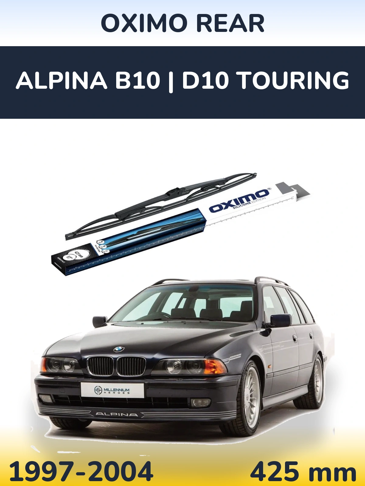 Torkarblad Oximo Rear för Alpina B10 | D10 Touring
