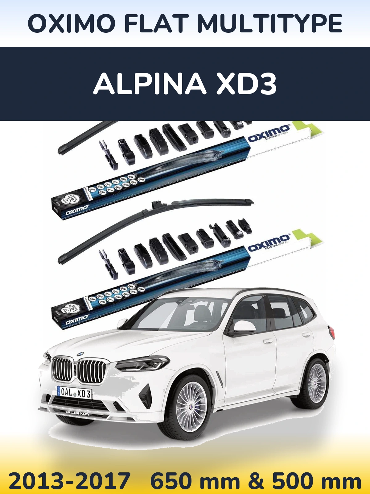 Torkarblad Oximo Flat MultiType för Alpina XD3
