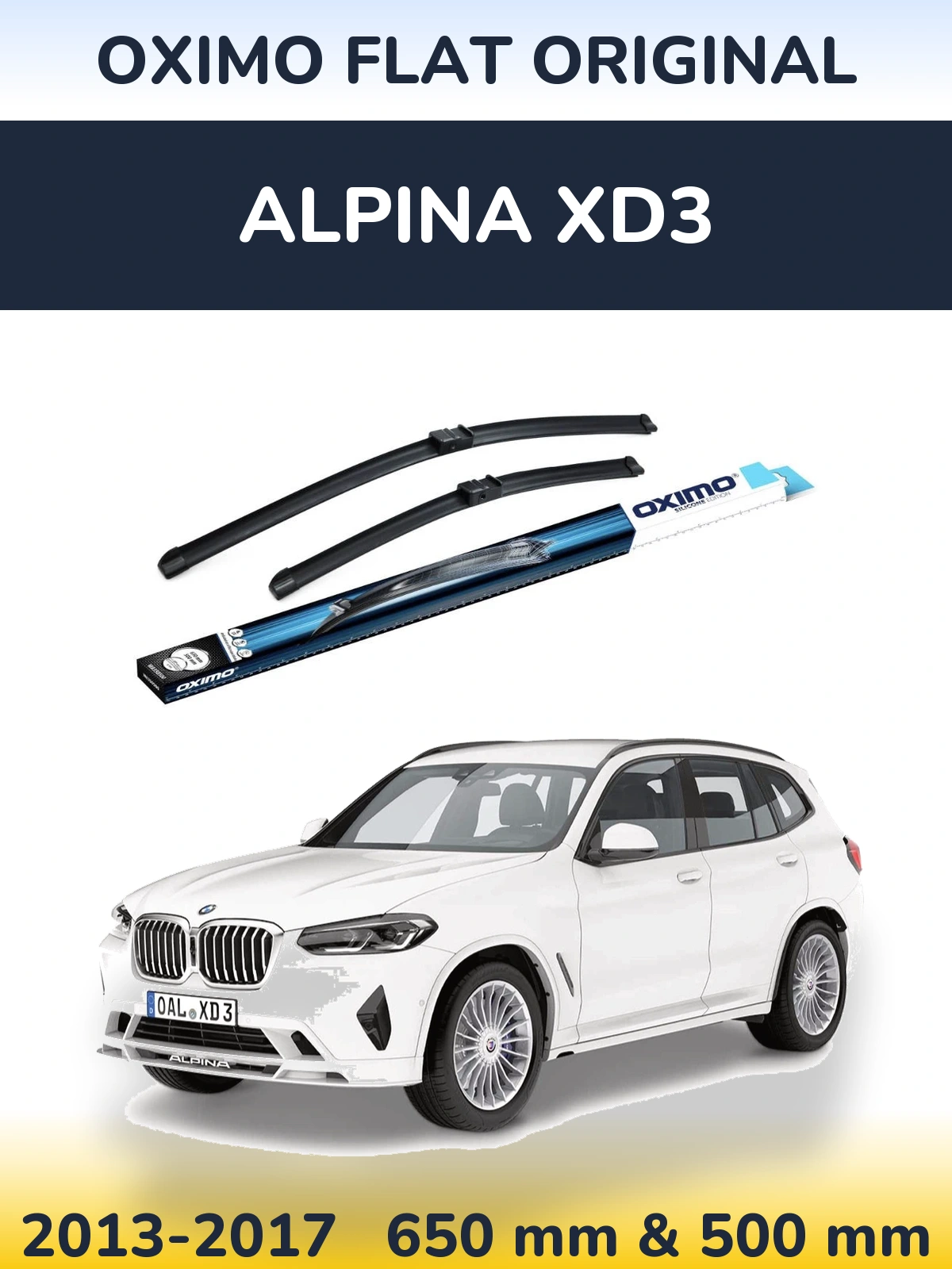 Torkarblad Oximo Flat Original för Alpina XD3