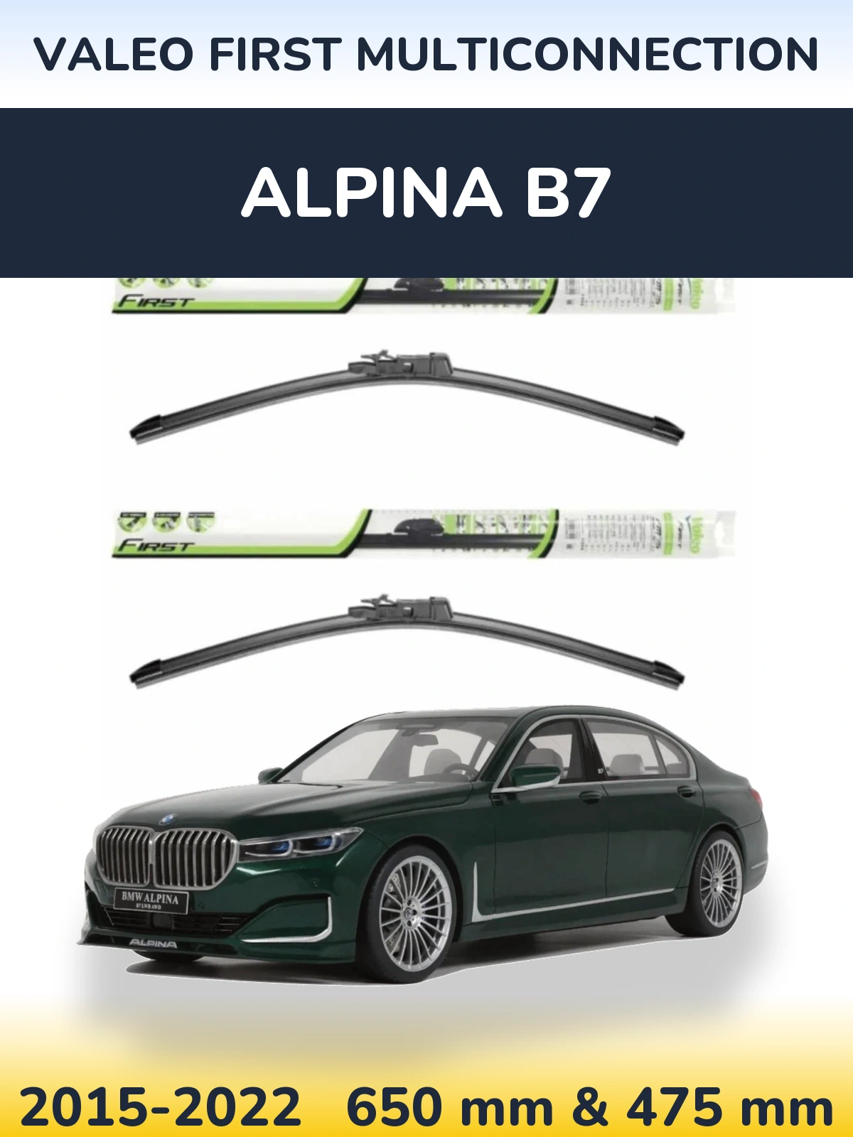 Torkarblad Valeo First MultiConnection för Alpina B7