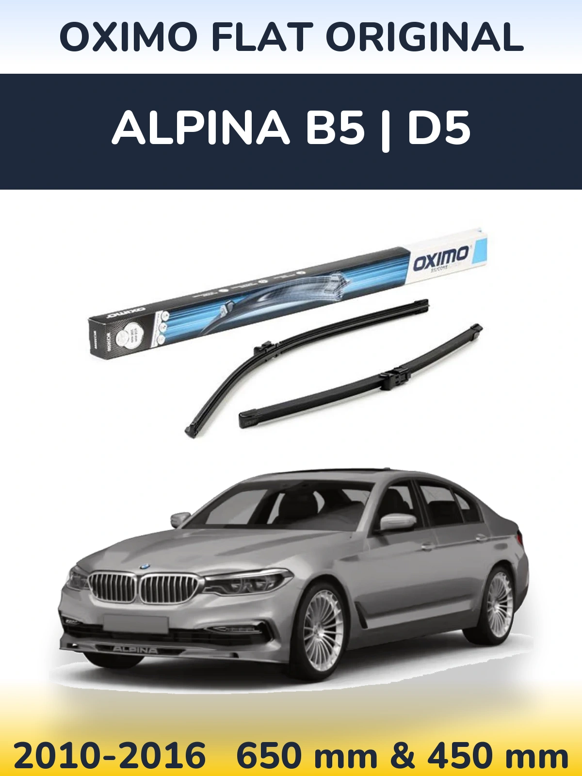 Torkarblad Oximo Flat Original för Alpina B5 | D5