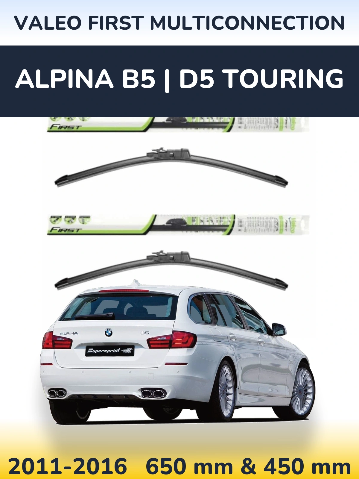 Torkarblad Valeo First MultiConnection för Alpina B5 | D5 Touring
