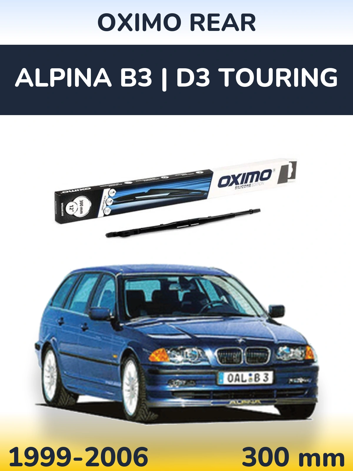 Torkarblad Oximo Rear för Alpina B3 | D3 Touring