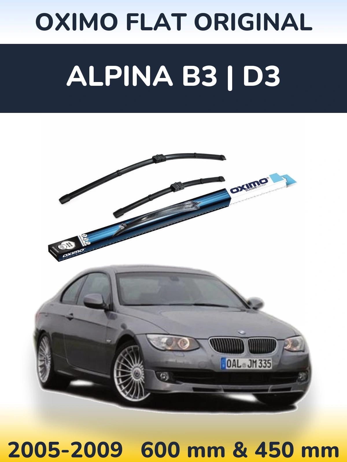 Torkarblad Oximo Flat Original för Alpina B3 | D3