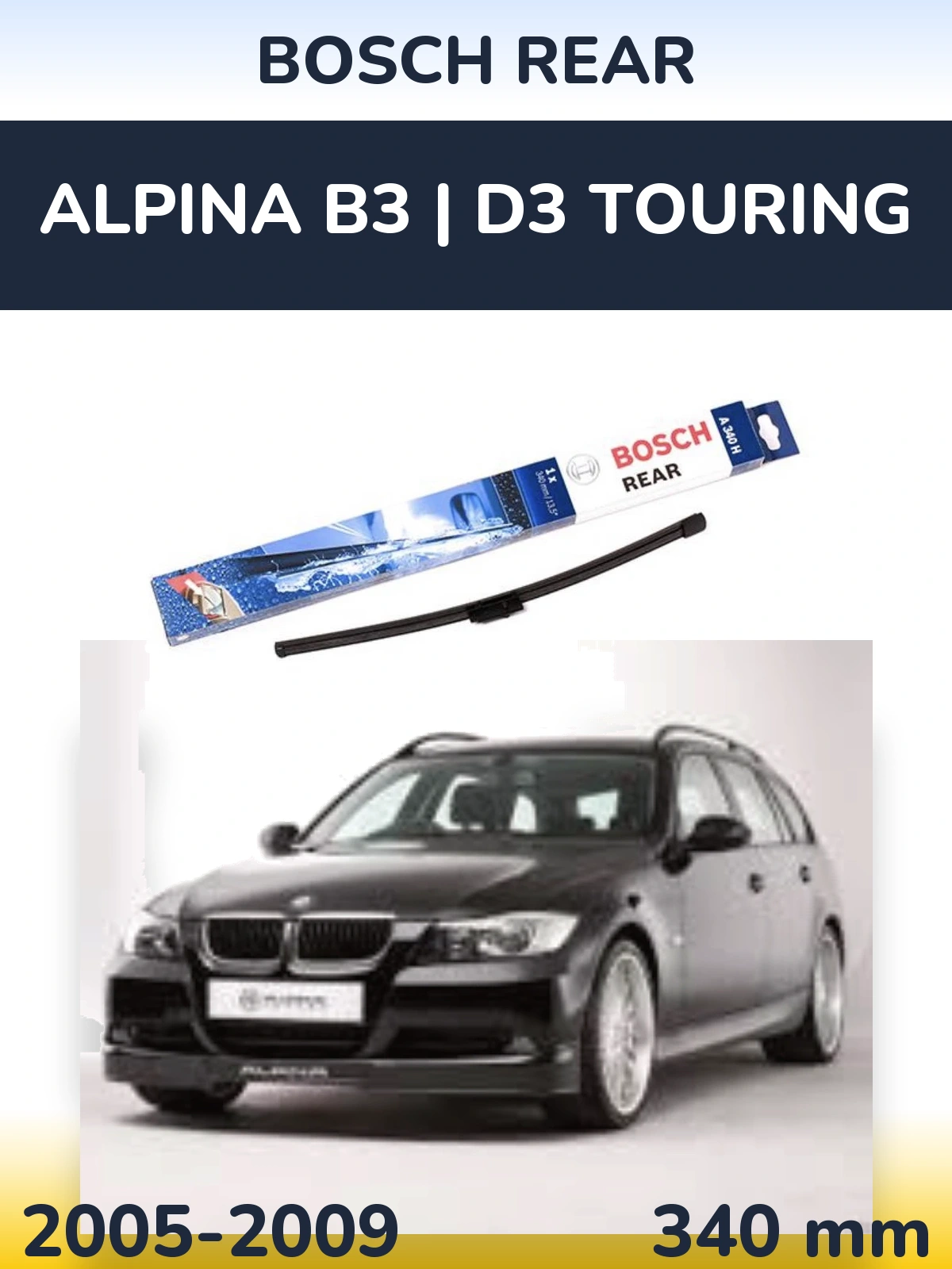 Torkarblad BOSCH Rear för Alpina B3 | D3 Touring