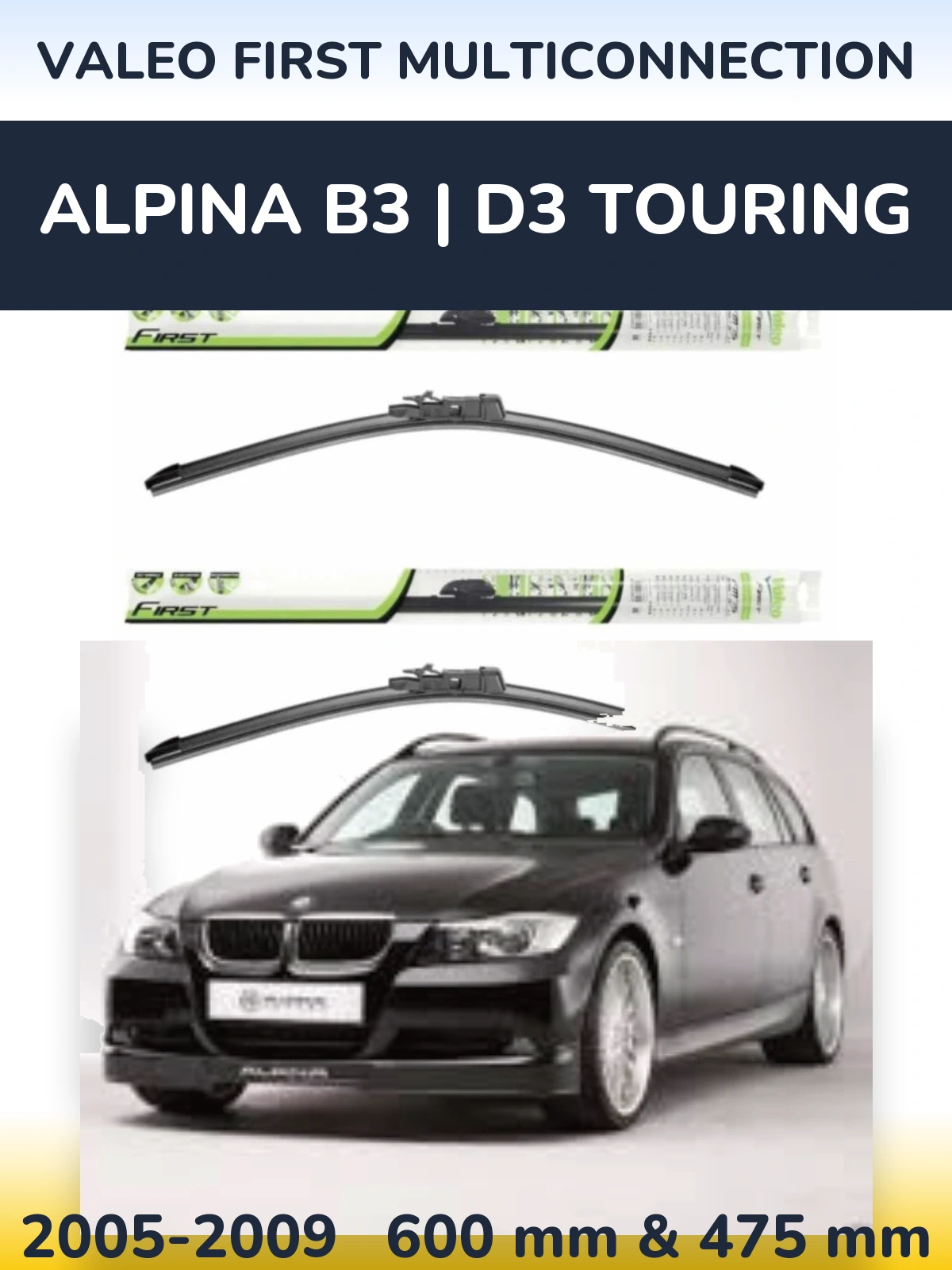 Torkarblad Valeo First MultiConnection för Alpina B3 | D3 Touring