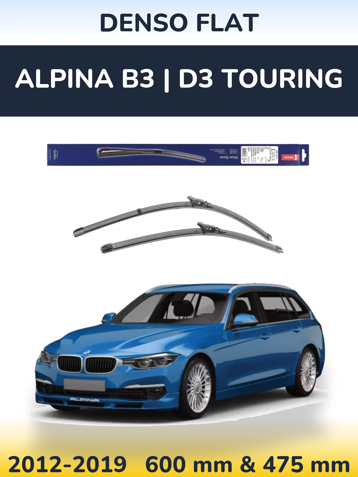 Torkarblad Denso Flat för Alpina B3 | D3 Touring
