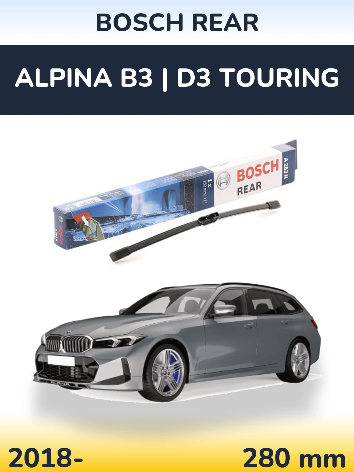 Torkarblad BOSCH Rear för Alpina B3 | D3 Touring