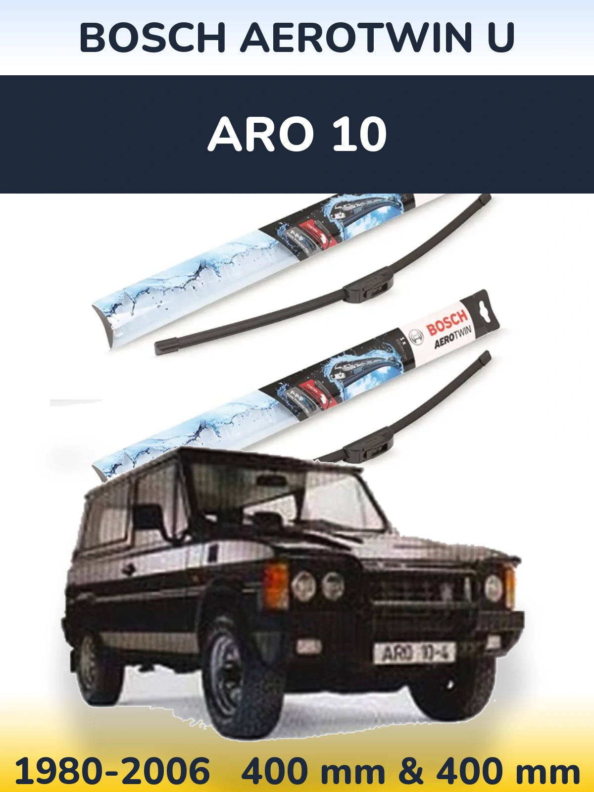 Torkarblad BOSCH AeroTwin U för ARO 10