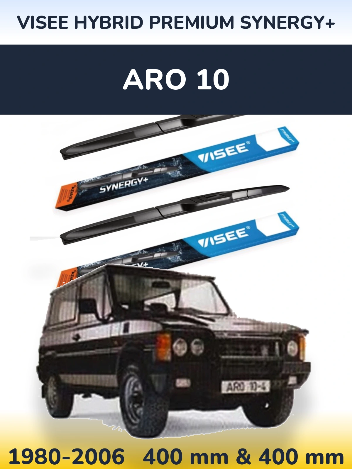Torkarblad VISEE HYBRID PREMIUM SYNERGY+ för ARO 10
