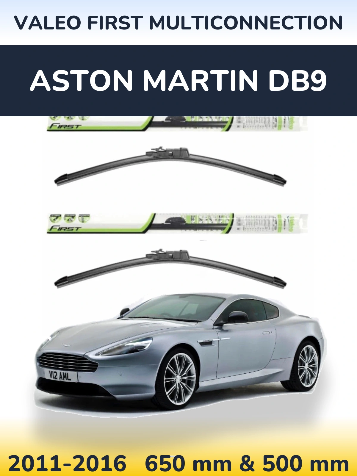 Torkarblad Valeo First MultiConnection för Aston Martin DB9