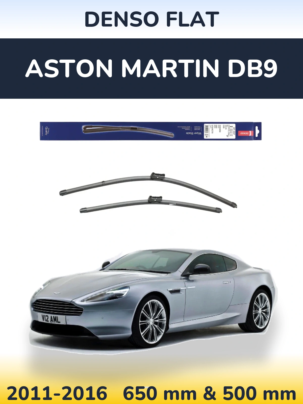 Torkarblad Denso Flat för Aston Martin DB9