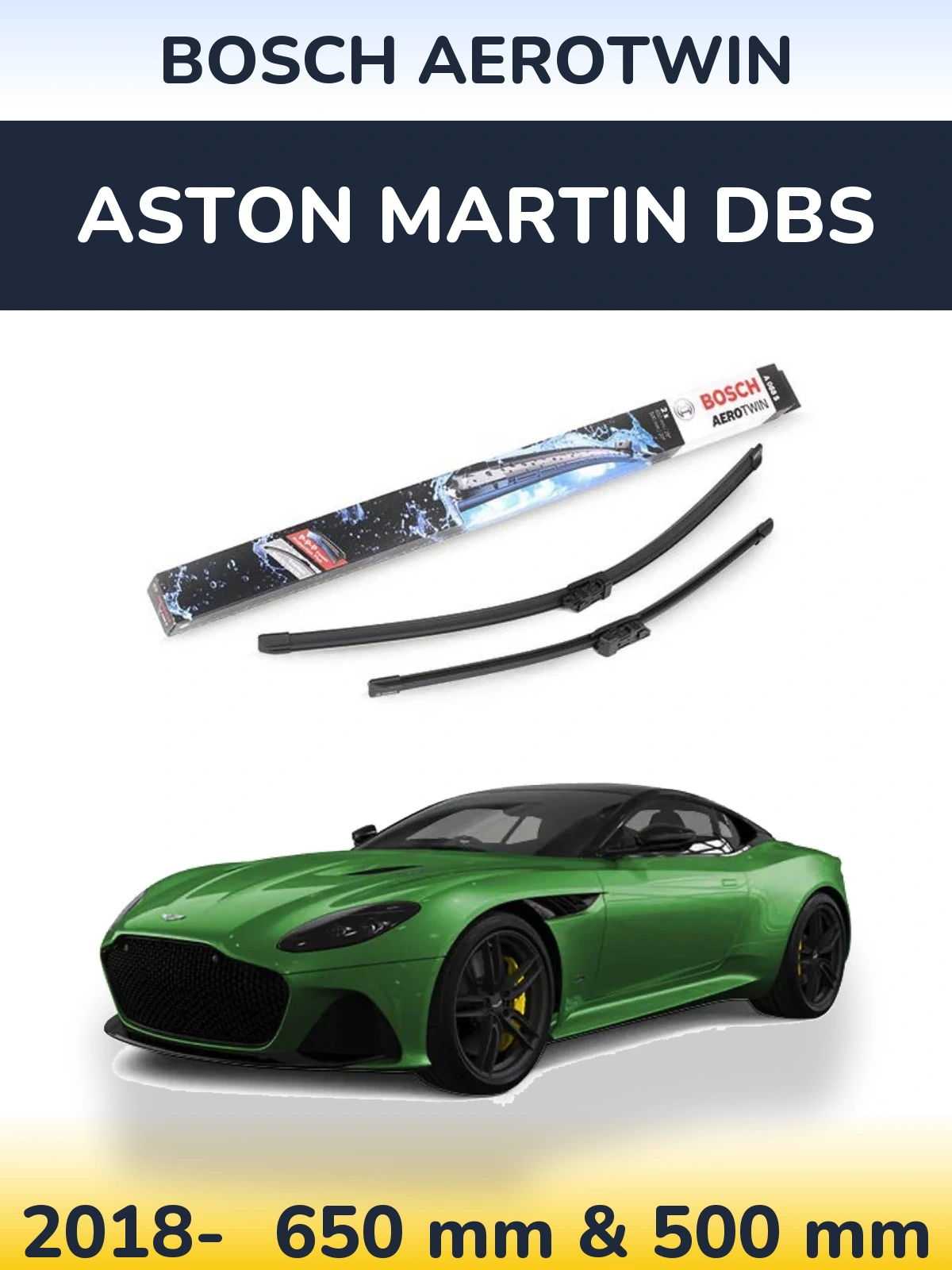 Torkarblad BOSCH AeroTwin för Aston Martin DBS