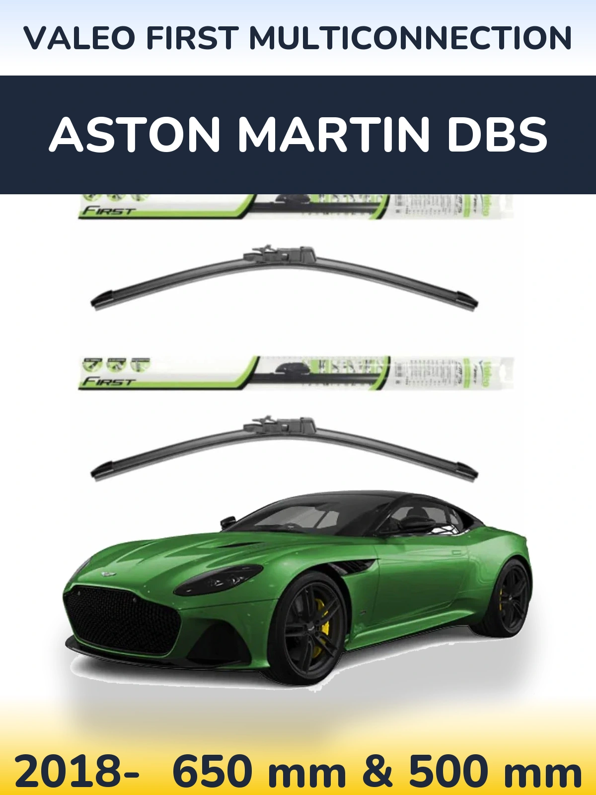 Torkarblad Valeo First MultiConnection för Aston Martin DBS